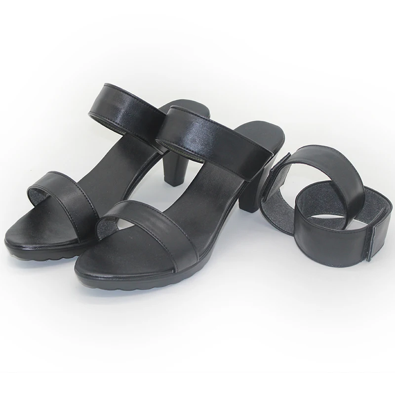 Gachiakuta Semiu Grier Cosplay Schoenen Laarzen Anime Zwarte Sandalen Met Hoge Hakken Halloween Carnaval Party Props Voor Volwassen Vrouwen Meisjes