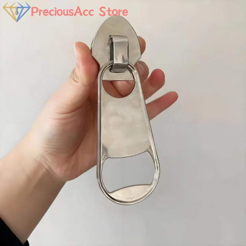 

Creative Large Magnetic Zipper Bottle Opener, With Refrigerator Magnet, Beer Bottle Opener, Zipper-shaped Beer Bottle Opener