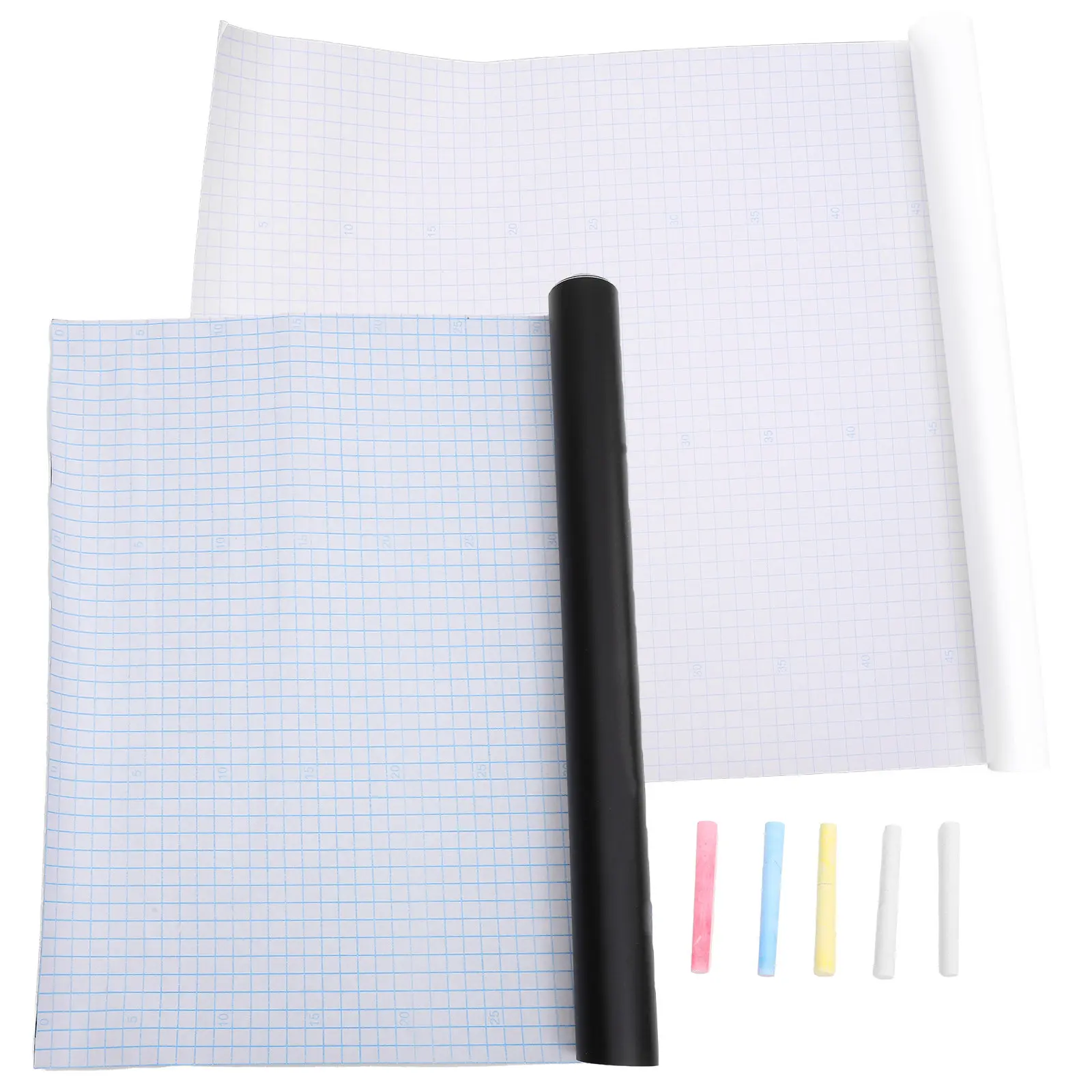 1Set Dry Erase Wall Sticker For Home Office Wall Art Student Sheet Removable Writing School