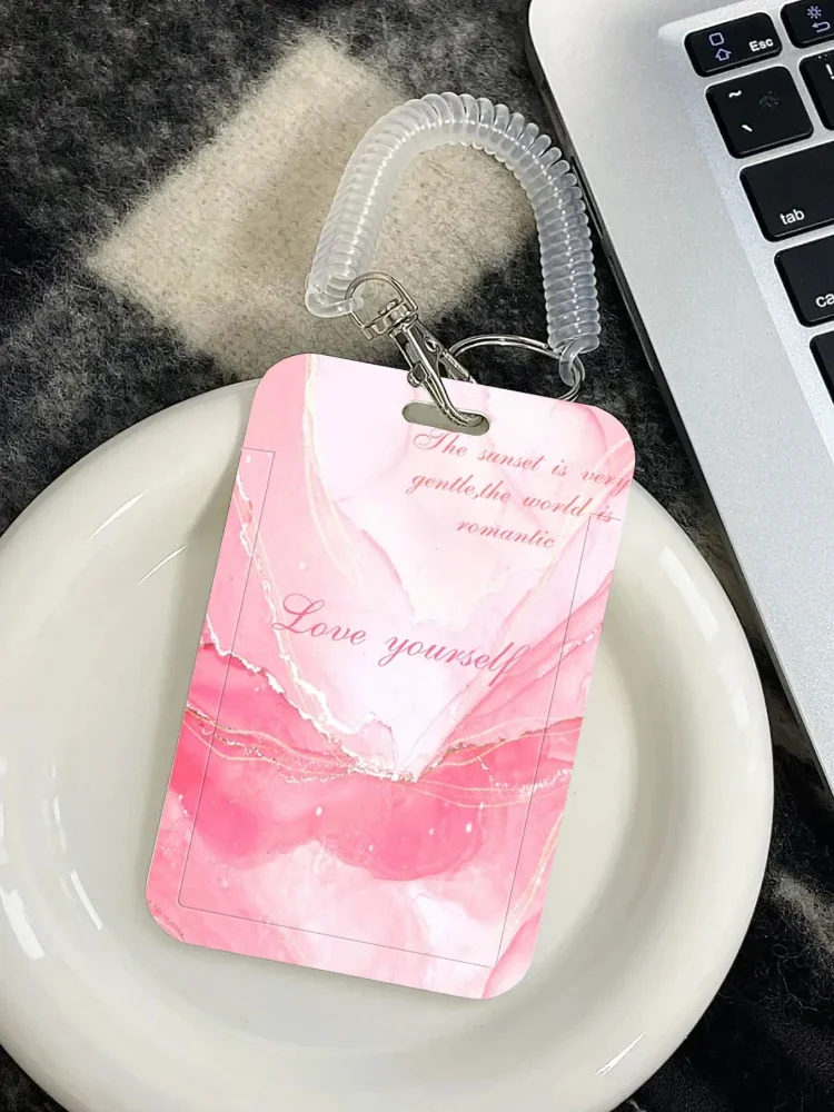 Fashion Work Card Holder ID Name Tag Students Bus Pass Access Card Cover Case Badge Holder Bank ID Holders Travel Accessories