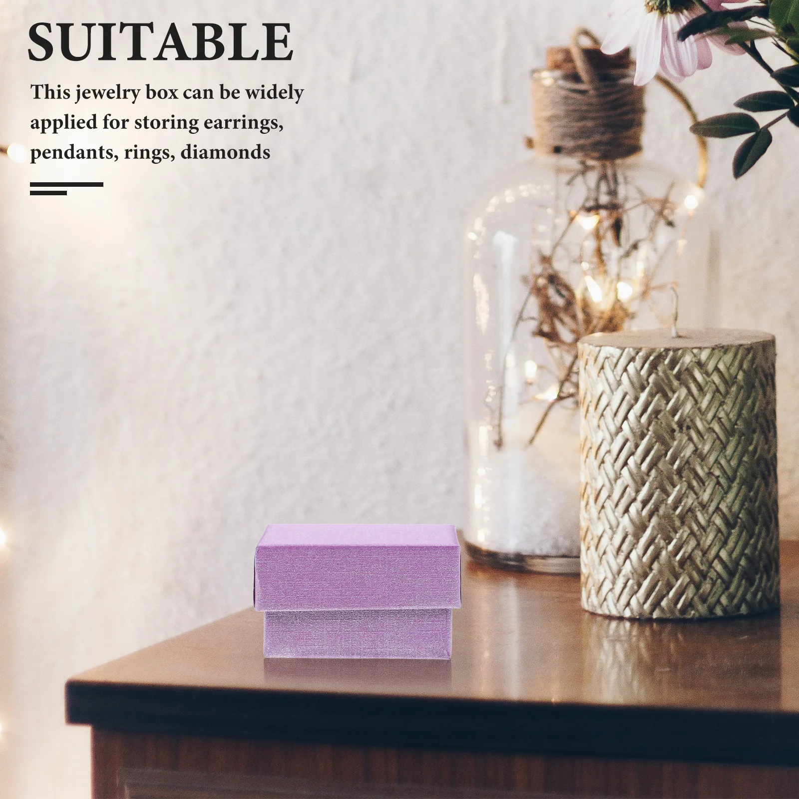 

10Pcs Jewelry Gift Boxes Small Portable Packaging Boxes for Necklaces Earrings Rings Display Jewelry Box Necklace Box