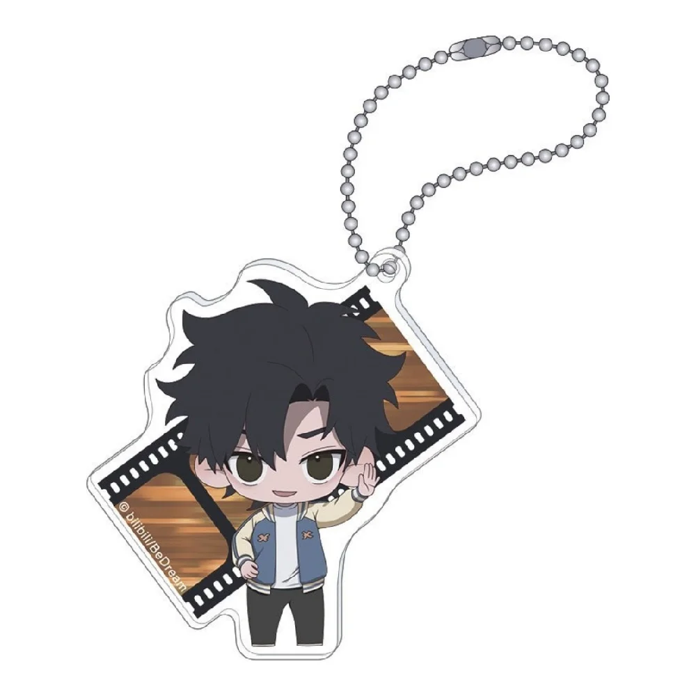 Link Click 6cm Acrylic Keychain Qiao Ling， Cheng Xiaoshi and Lu Guang Cute Chibi Figure Bag Decor Party Gifts