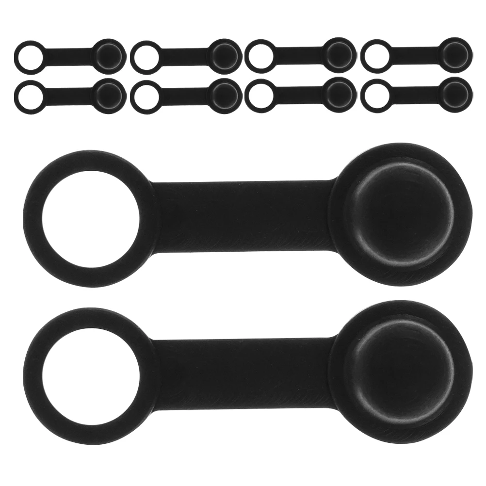 

15pcs Black Brake Dust Cover Caliper Bleeder Screw Nut Cap Compatible Motorcycle Car Disc Brake System Universal Durability