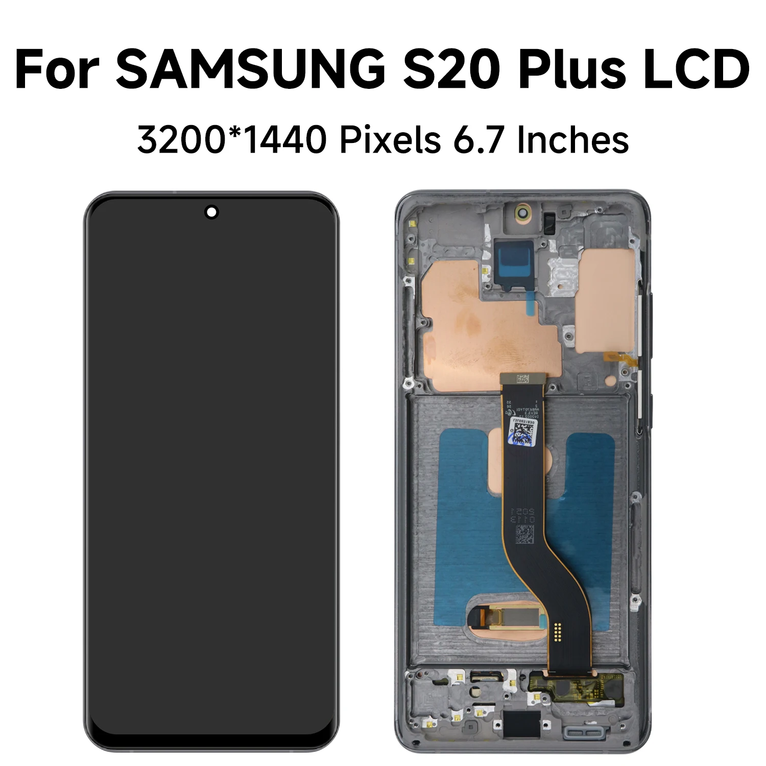 6.7\'\' For AMOLED For Samsung S20 Plus Lcd Display Digital Touch Screen Replacement For Samsung S20+ G985 SM-G985F Screen