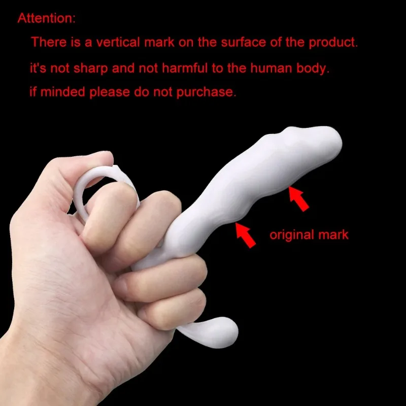 Hard Texture Silicone Body Massager Multi Curve Bead Design Ergonomic Relaxation Device Portable Personal Care Tool Unisex view 2