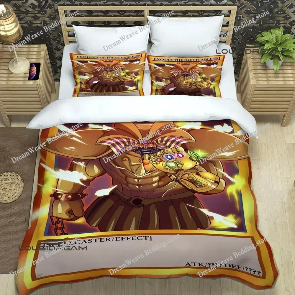 

3D YU-GI-OH! Card Printed Bedding Sets Exquisite Bed Supplies Set Duvet Cover Bed Comforter Set Bedding Set Luxury Birthday Gift