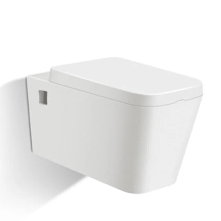 z China Square Shape Washdown Wall hung Toilet Bowl Dimensions Bathroom Ceramic Wall Mounted Water Closet Hanging Hanging Toile