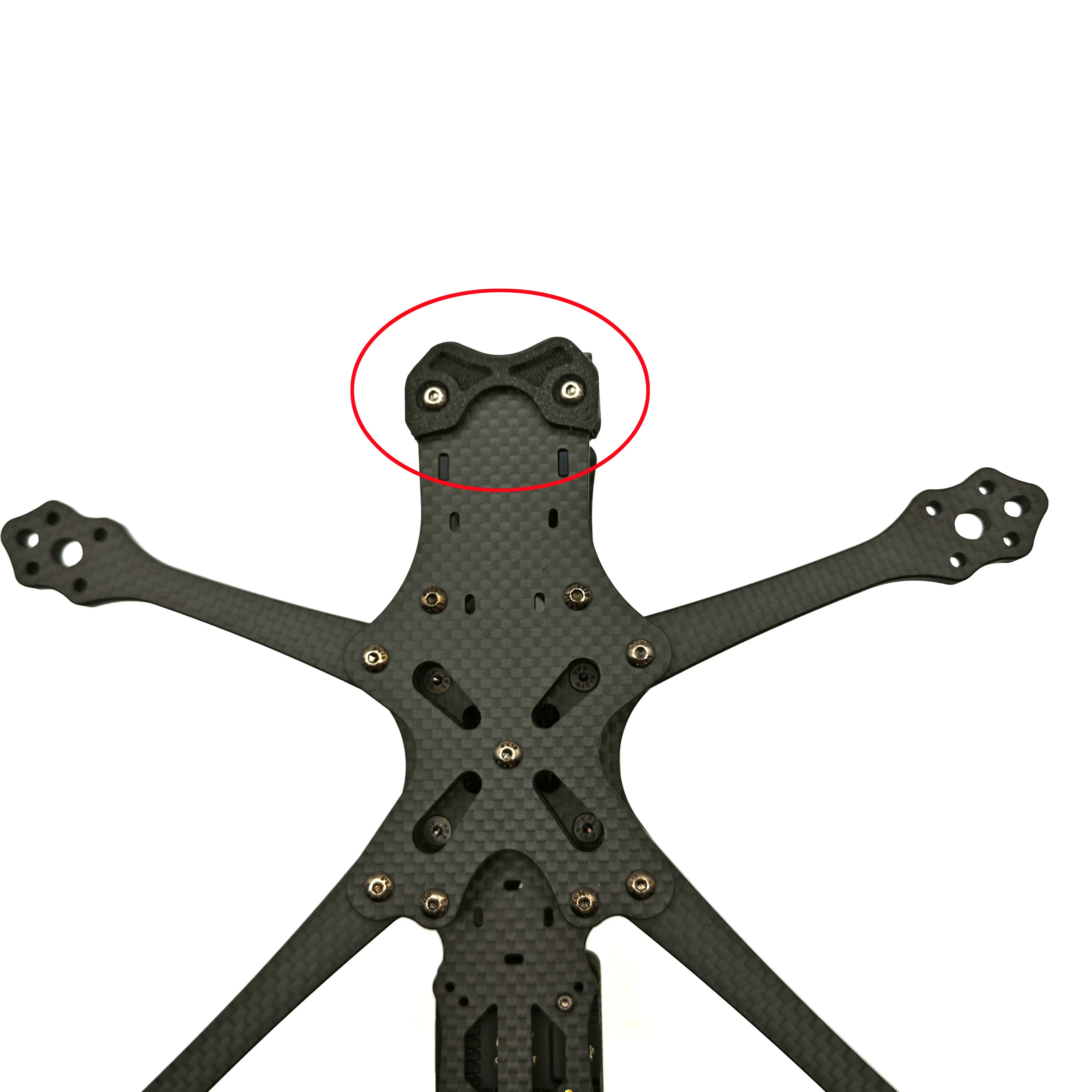 Felitec CNC Aluminum Camera Mount kit for BCROW Swift V2 (KIT), Compatible with DJI O4 Pro Air Unit