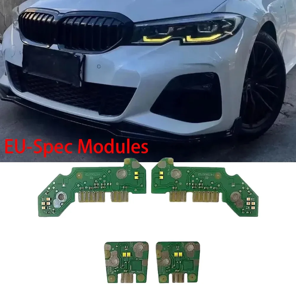 Yellow Angel Eye DRL LED Headlight Board for 2019-2022 BMW 3 Series G20 320i 330i M340i Daytime Running Light Module 63118496135 view 5