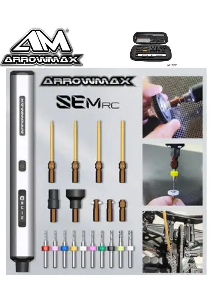 ARROWMAX AM-199207 SEM RC Diff Checker & Obeng Elektrik 10 kgf.cm Alat Rc