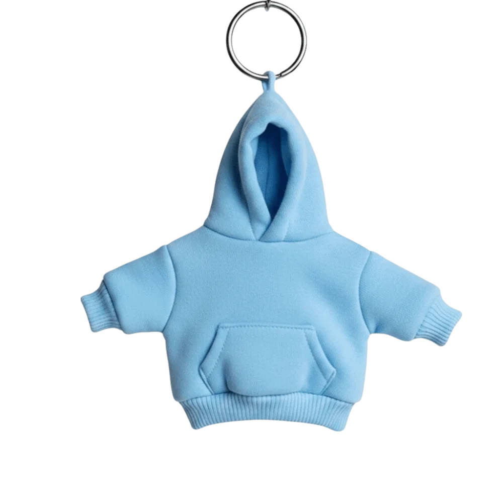 Soft Squeeze Mini Hoodie Keychain Hoodie Design Portable Stress Ball Keychain Elastic Soft Creative Fashion Squeeze Fidget