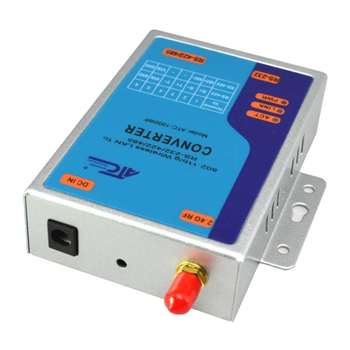 Conversor Wi-Fi para RS-232/422/485 com página web (ATC-1000WF)