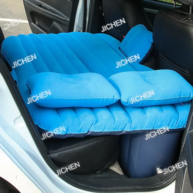 

HZ Car Inflatable Bed Rear Sleeping Travel Lathe Split Flocking SUV Lathe