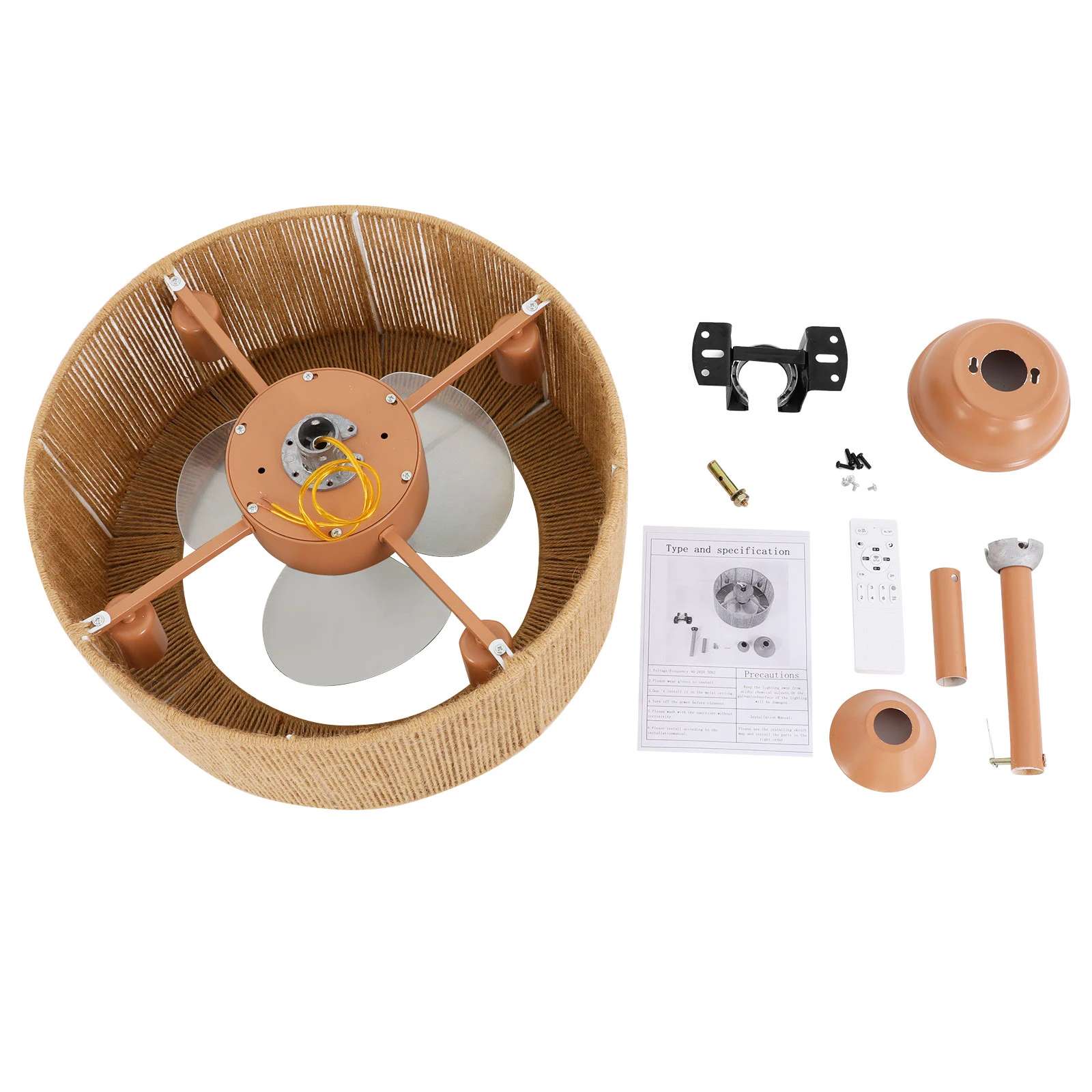 Lampada per ventilatore da soffitto, lampada per ventilatore da soffitto con telecomando, lampada per ventilatore da soffitto per camera da letto