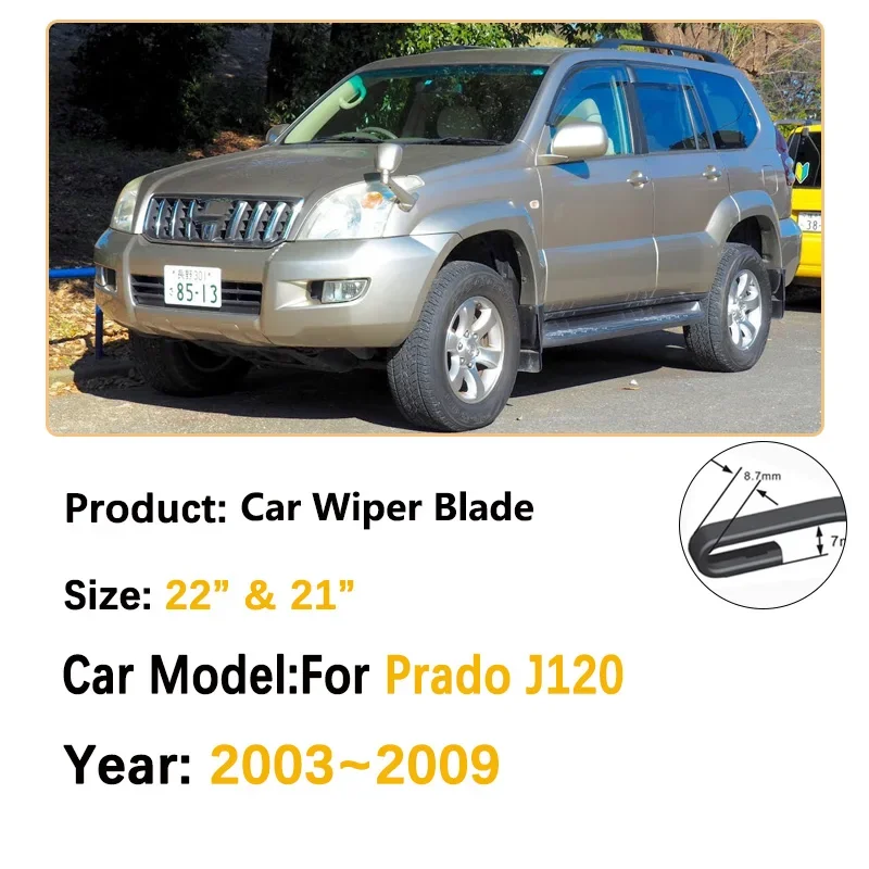 

Car Wiper Blade For Toyota Land Cruiser Prado J120 120 2003~2008 2009 Front Wiper Blades