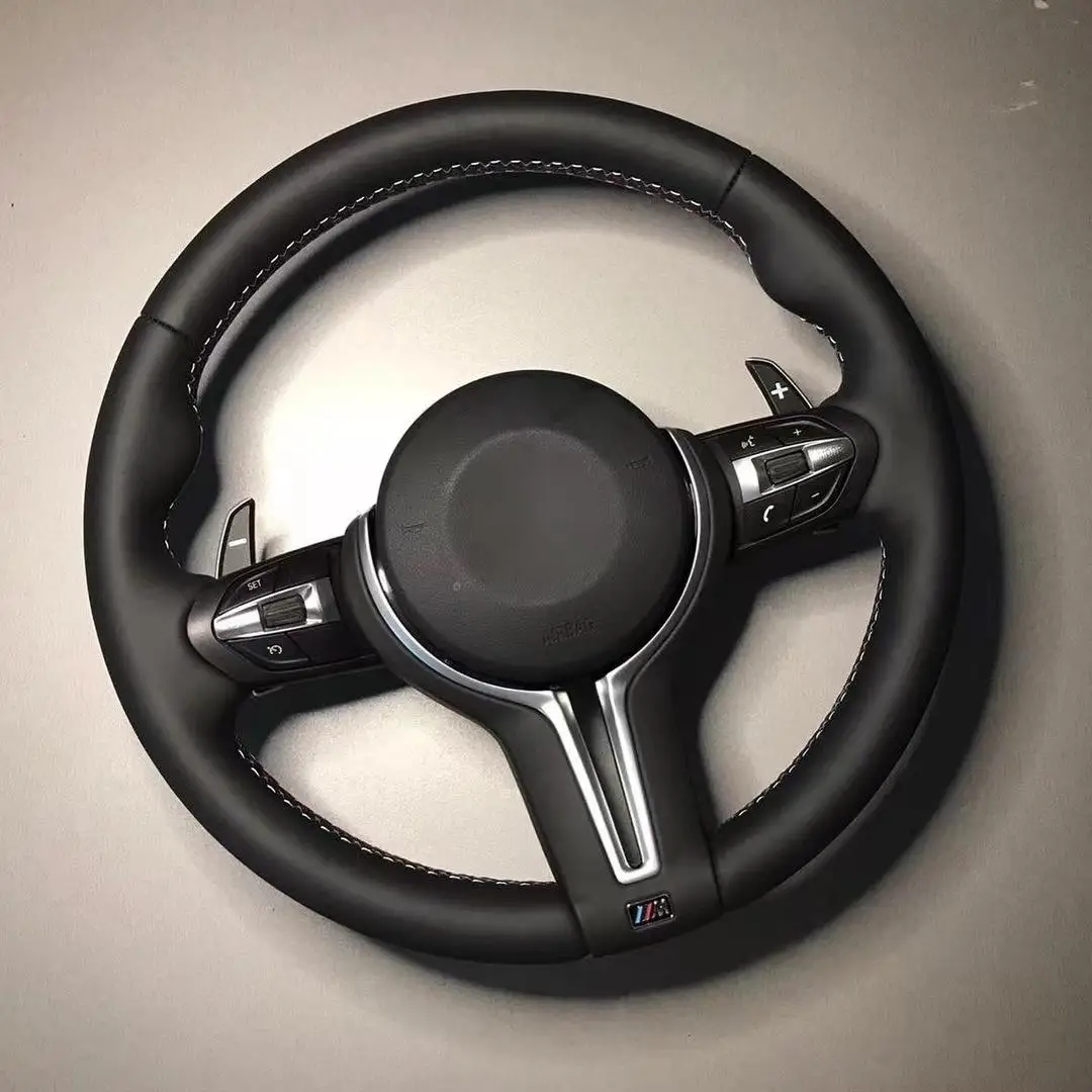 customize Steering wheel for BMW  F01 F06 F07 F10 F11 F12 F13 F14 F15 F16 F22 F30 F31 F32 F33 F34 F80 F82 F83 F85 F86  car suede