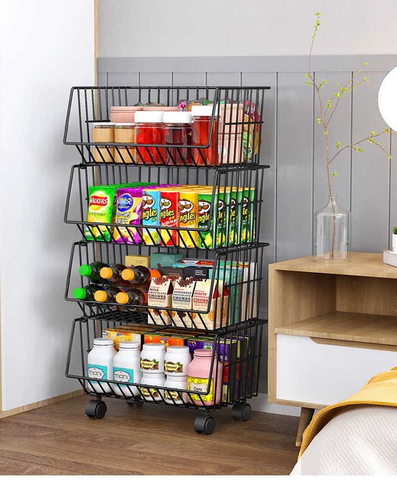 Kitchen Vegetable Put Vegetable Rack Shelf Rack Storage  Basket Vegetable Basket Multi-layer