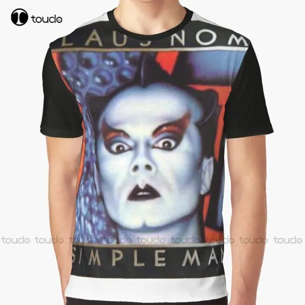 Klaus Nomi, Simple Man, New Wave Graphic T-Shirt Digital Printing Tee Shirts Streetwear Xxs-5Xl New Popular Unisex