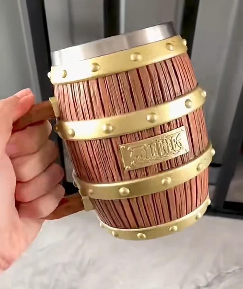 

Цельная чашка для бочки Psd, коллекция товаров, съемный вкладыш из нержавеющей стали, моющийся для питьевой воды