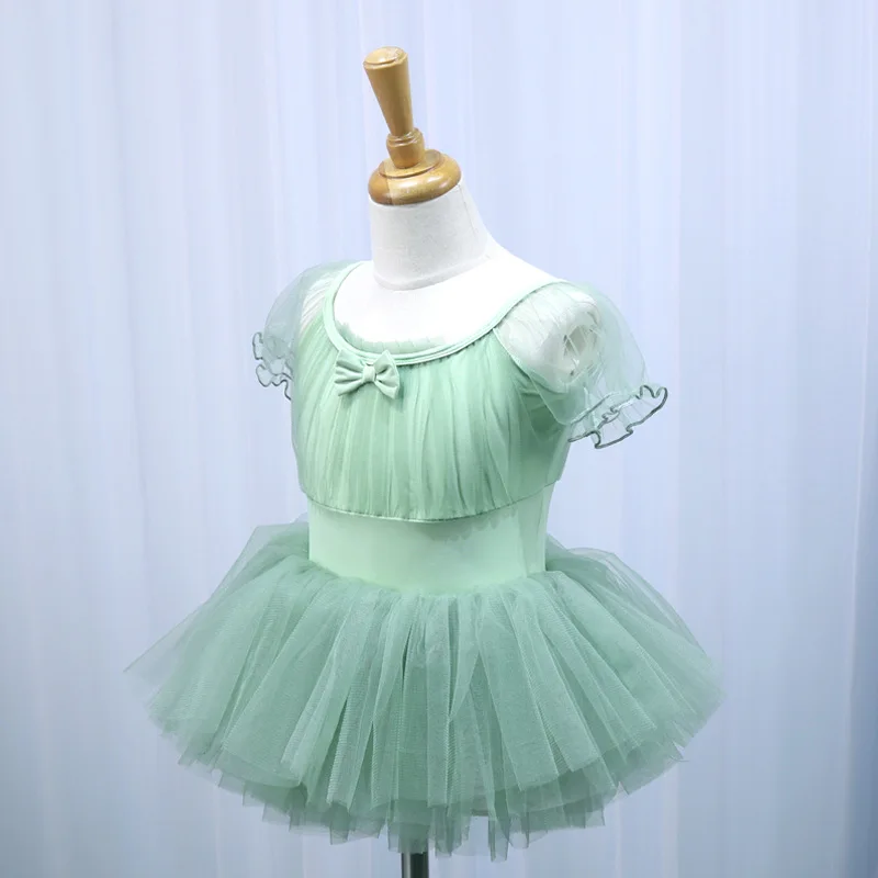 نمط جديد مريح لينة للأطفال الباليه توتو ممارسة الرقص ارتداء للفتيات سنو وايت أداء زي مع تنورة منتفخة #4