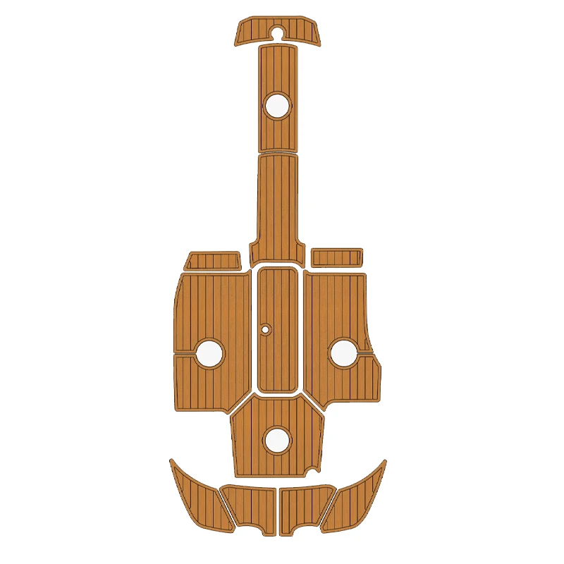 

custom traction Pad Boat EVA Teak Floor for 2007-2012 seadoo 230 challenger Cockpit Swim platform Traction Mats Boat Flooring