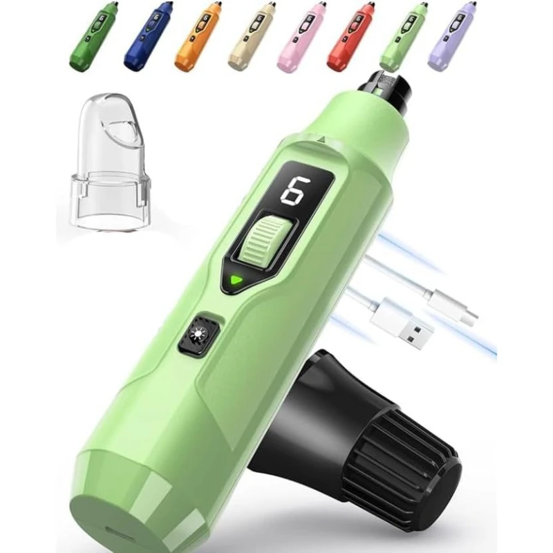 

LED Screen Dog Nail Clippers Dogs Accessories Nail Cutter 7-speed Roller Shift Pet Nails Grinder Lighting Pets Claw Nails Sander