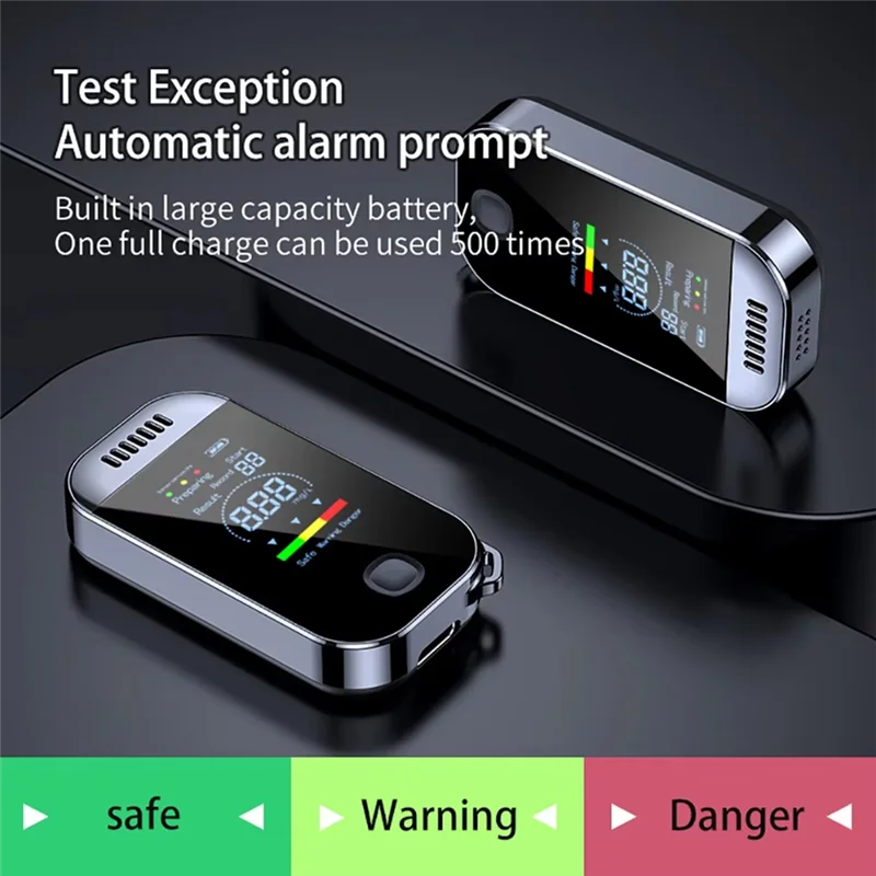 

Car Mini Alcohol Test Portable Alcohol Test Breath Drunk Driving Measuring Instrument Digital Display Tester