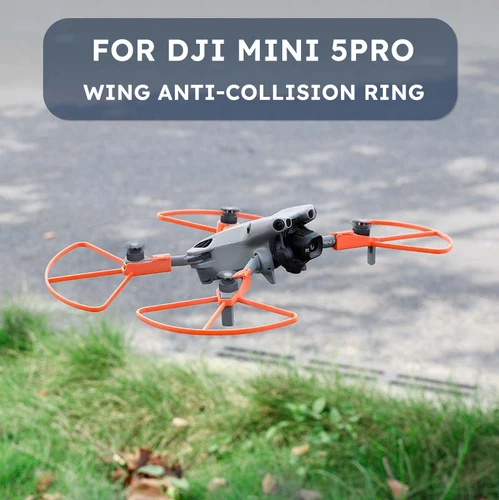 Protector de hélice para DJI Mini 5 Pro, Protector de accesorios con trípode, ventilador de ala, cubierta de jaula de parachoques para accesorios de Dron Mini 5 Pro