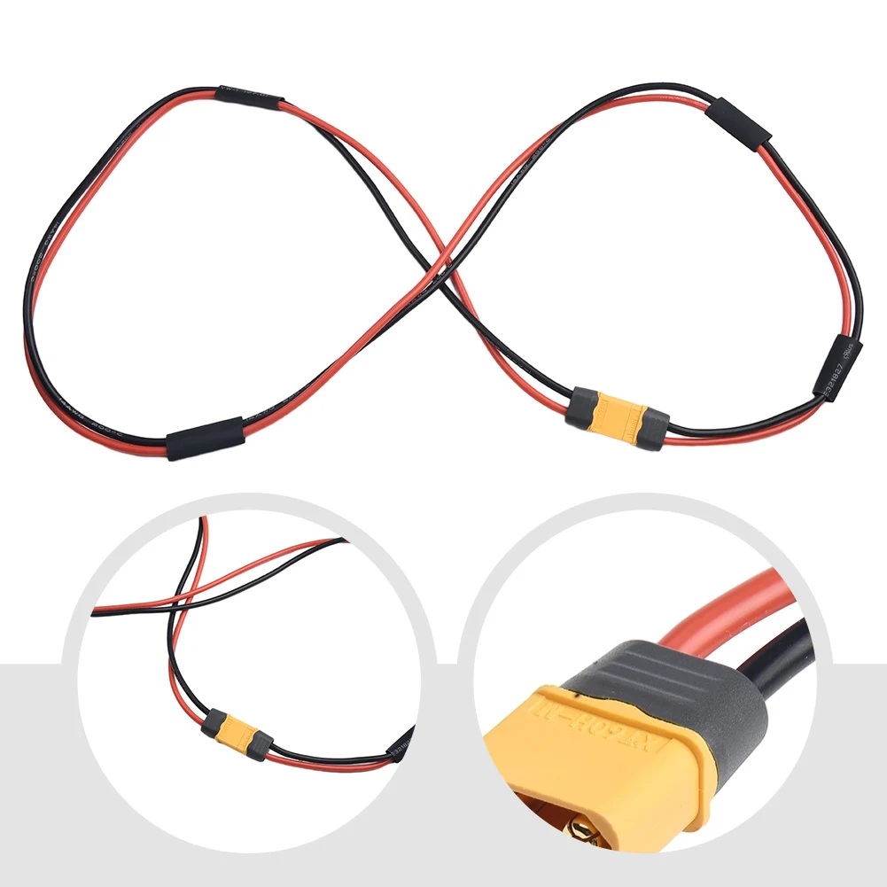 Extension Extender Power Cable For Electric Vehicles Male & Female Power Cable 14AWG 2M 55A E-Bike Ebike Brand New