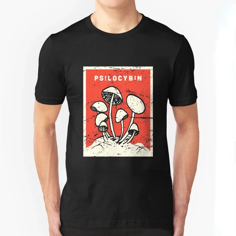 

Psilocybin Shroommss - Magic T Shirt Men Women Teenage Casual Tops Psilocybin Psilocin Psilocybe Cubensis Ropa Hombre