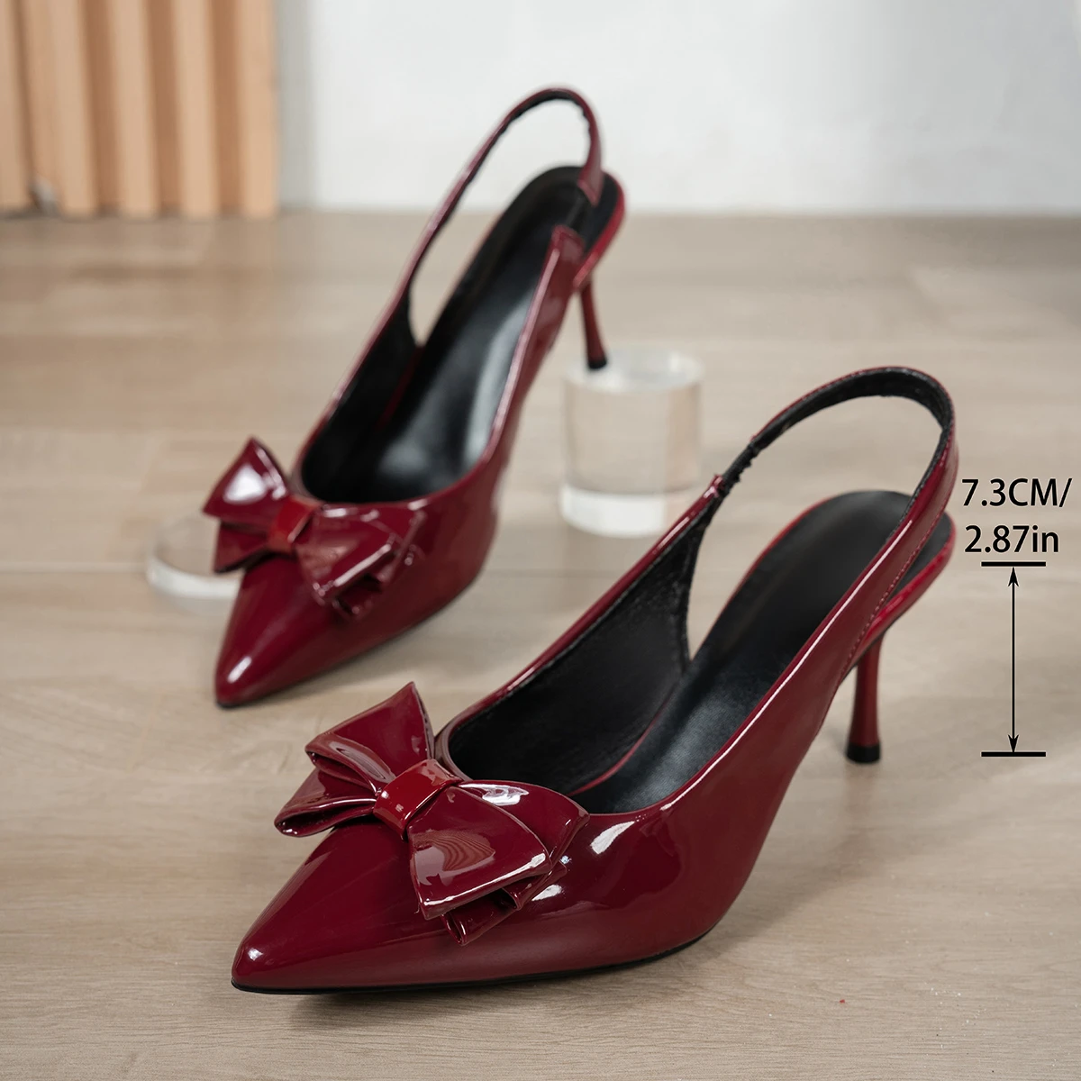 Vintage Fashion Style - Sandales à talons aiguilles bout pointu