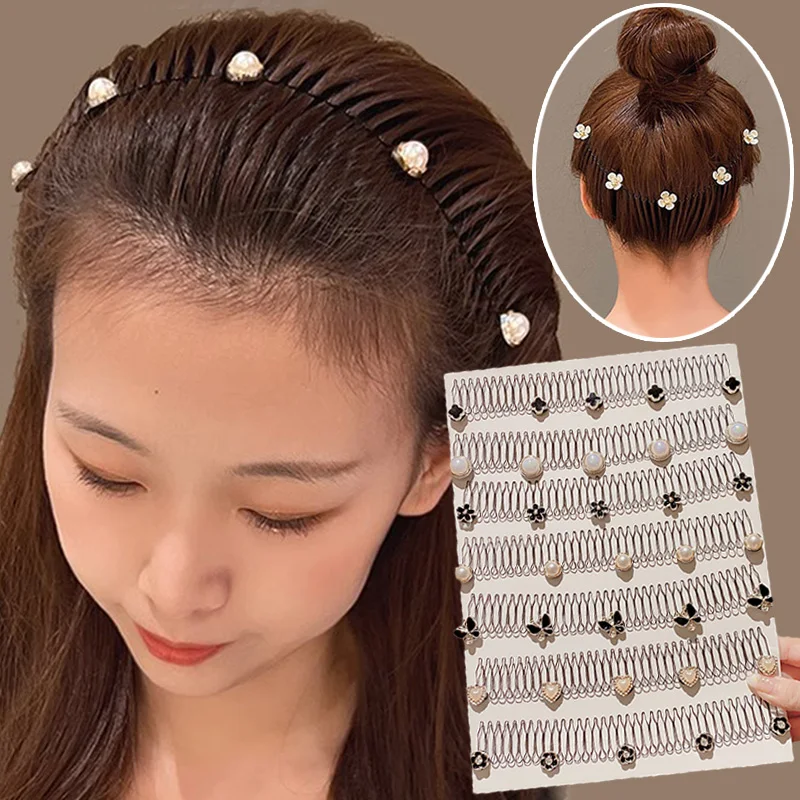 Women's Hair Splitter Comb Hair Splitter Finishing Device Headband Children's Hair Combs Back Head Clip Headpiece Scrunchie