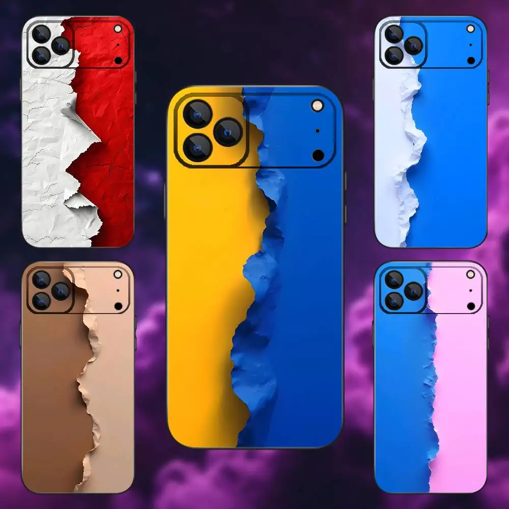 

3D Skin Wrap pattern Phone Case For iPhone 17,16,15,14,13,12,Pro,Max,Plus,E,SE4,Air,Mini Black Soft Box