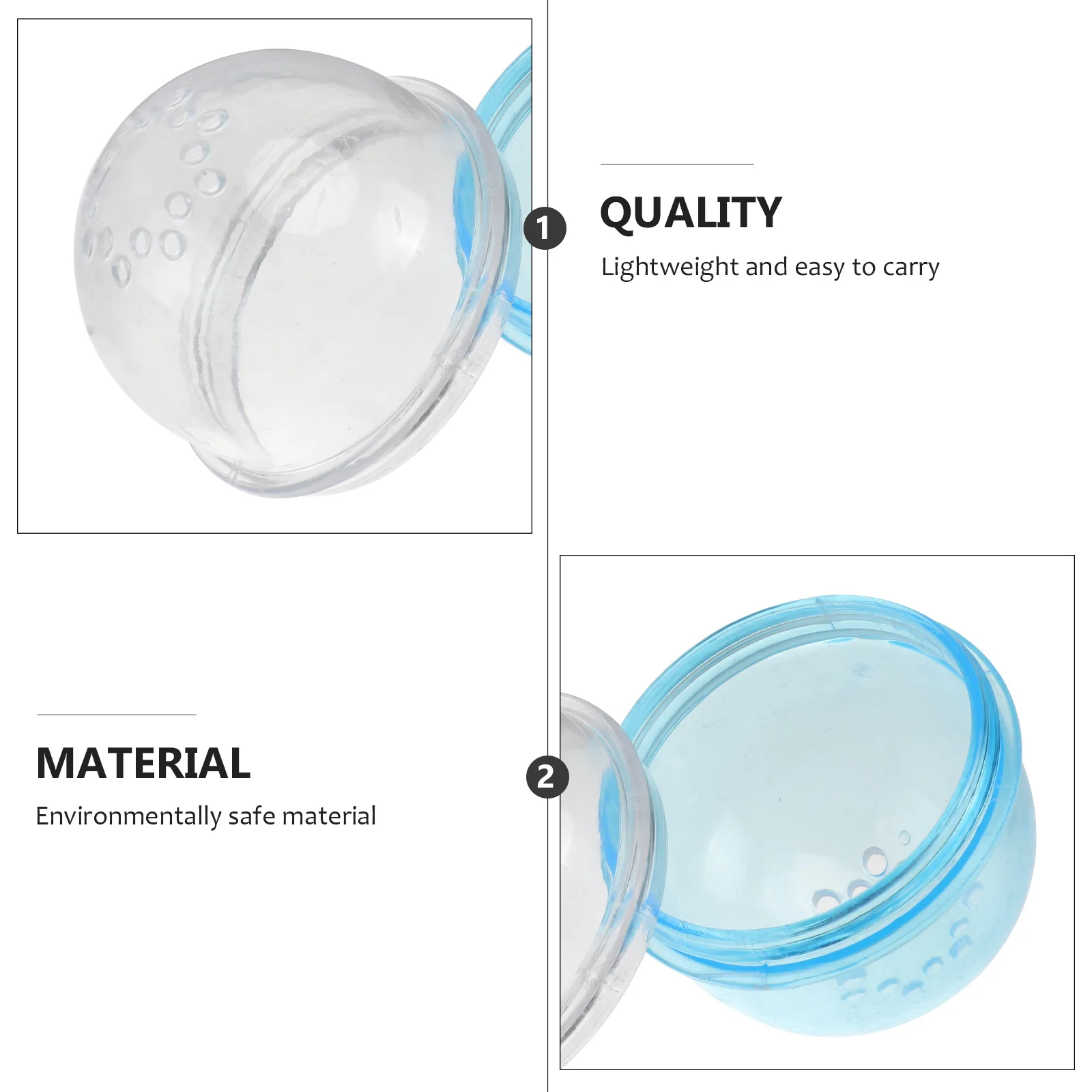 

4pcs Pet Tunnel Plugs Hamster Cage Accessories Sturdy Plastic Small Hole Design Oxygen Protection Outdoor Use Pet Supplies