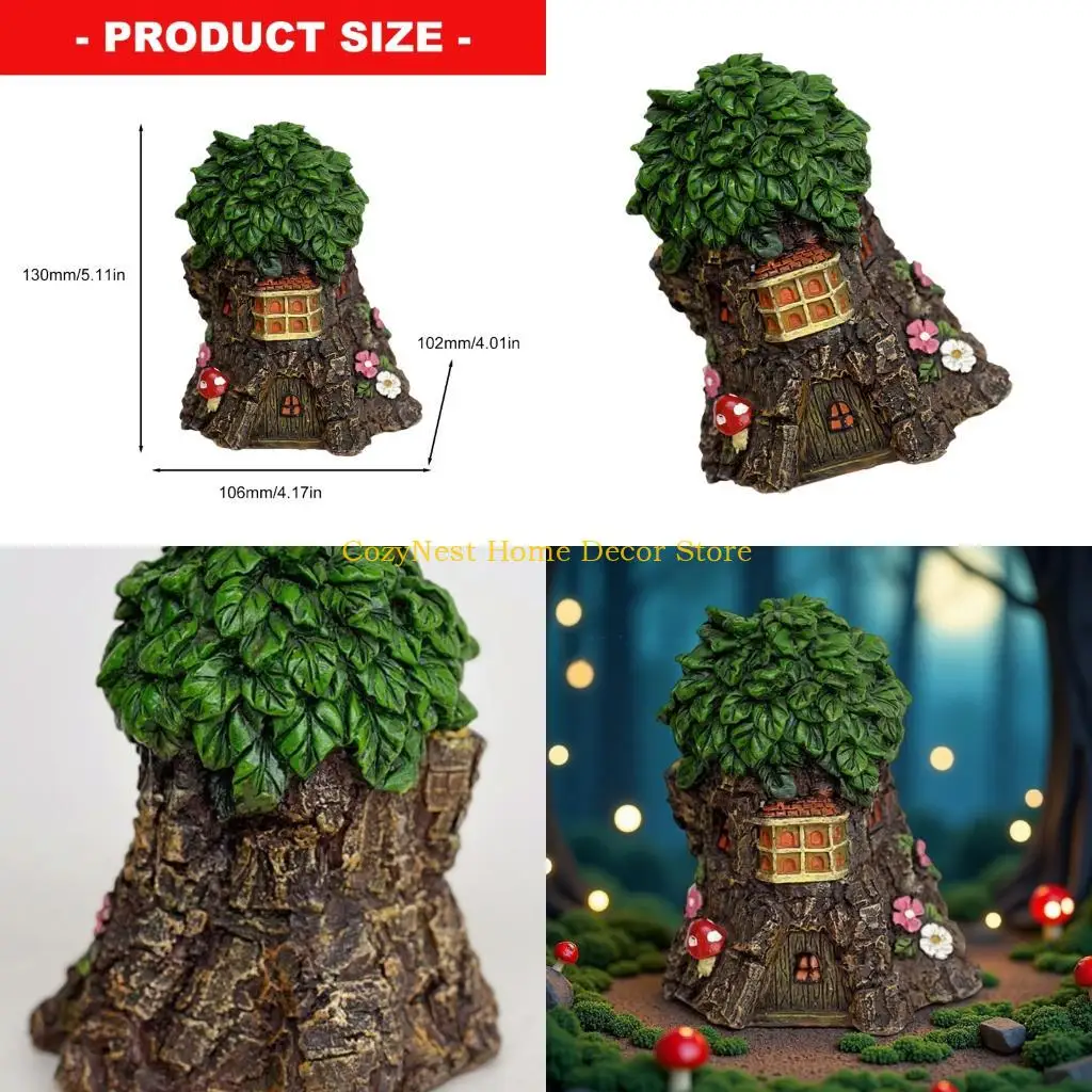 92MF Desk Shelf House Figure with Roof and Window Detail for Display