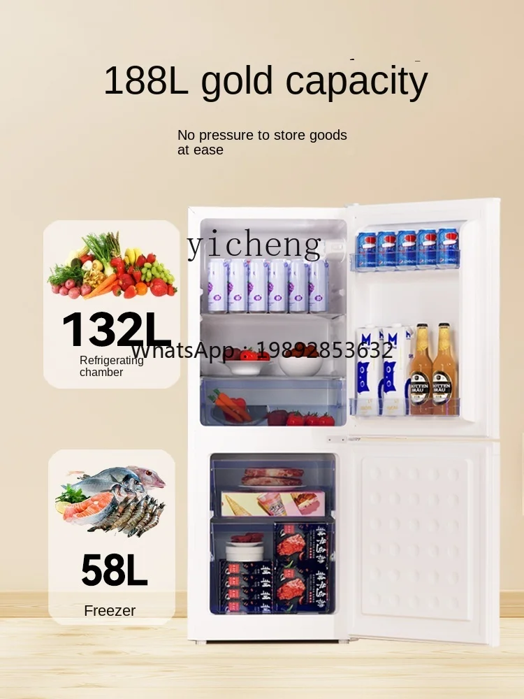 BB الصف الأول كفاءة الطاقة سعة كبيرة باب مزدوج ثلاثة أبواب ثلاجة منزلية صغيرة المطبخ ثلاجة صغيرة #3