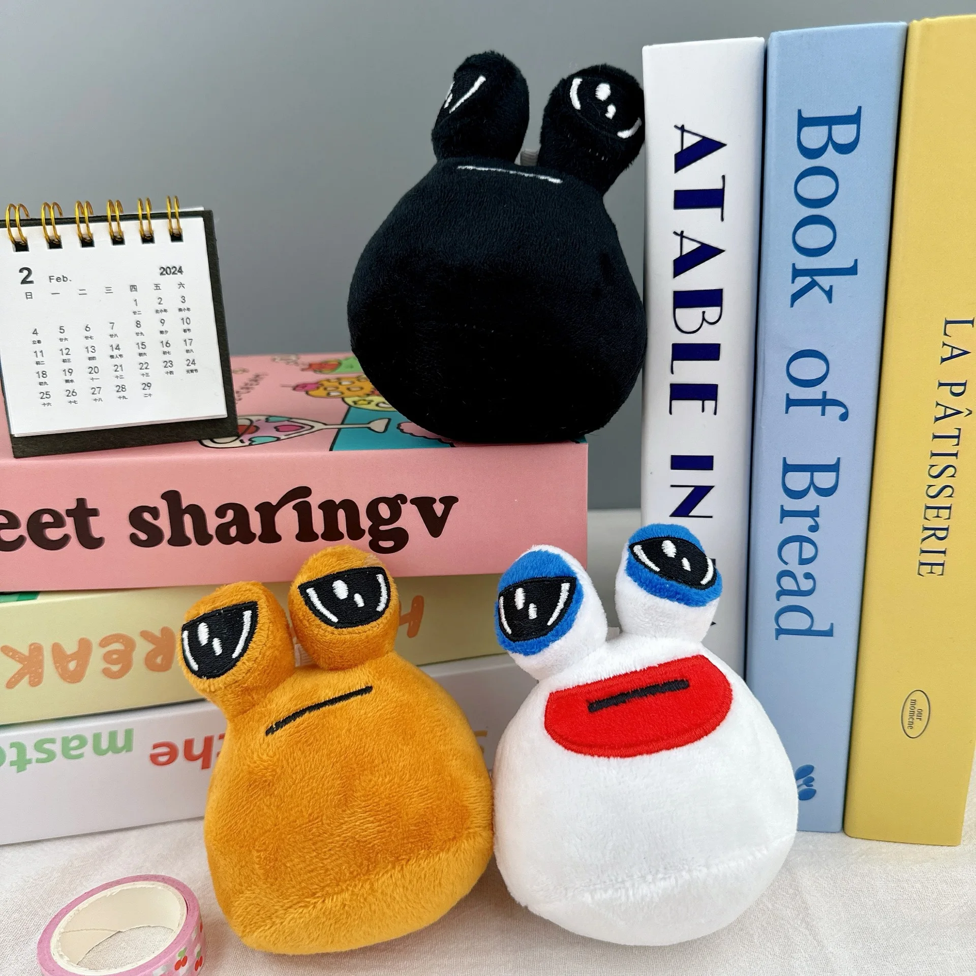 

New My Pet Alien Pou Plush Toy Keychain Cute Soft Stuffed Bag Pendant Doll Pillow Animal Gift Accessories for Kids