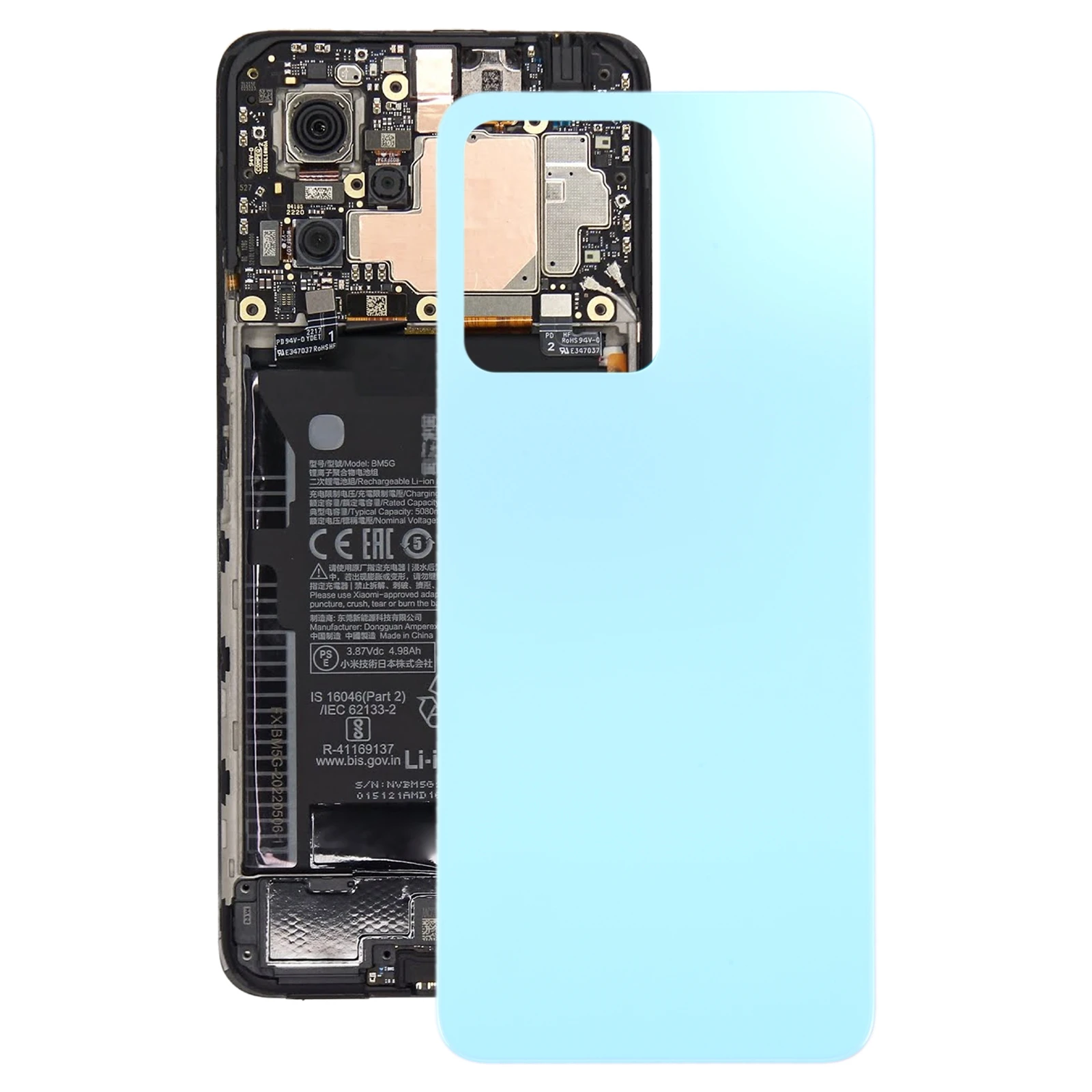 For Xiaomi Redmi Note 12 4G Original Battery Back Cover