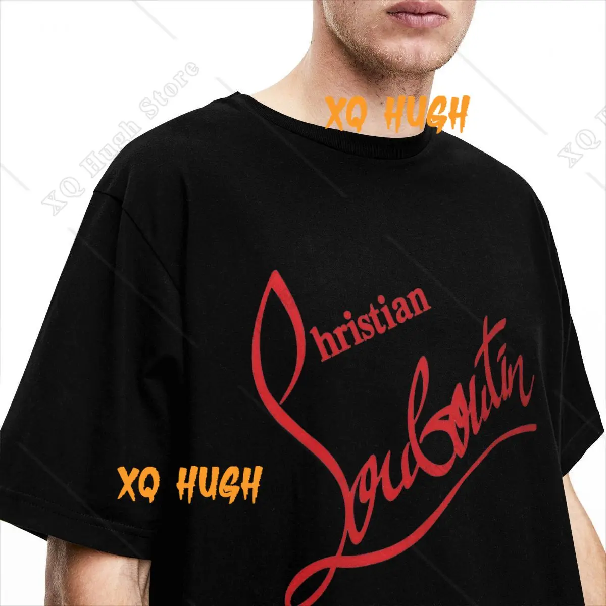 Christians High Heels T-Shirt Men Funny Cotton T-Shirts Summer O Neck Hipster Tee Shirt