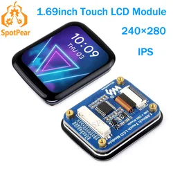 1.69inch LCD TouchScreen Display 240×280 ST7789 For Raspberry Pi /ESP32S3 /Pico /STM32