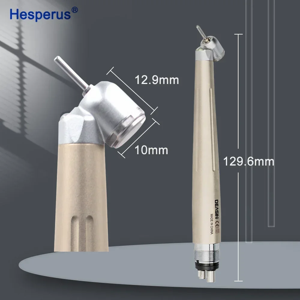 

Asin Den tal 45 Degree Anti Retraction Surgical LED High Speed Handpiece Air Turbine Led Handpiece den tistry Equipment