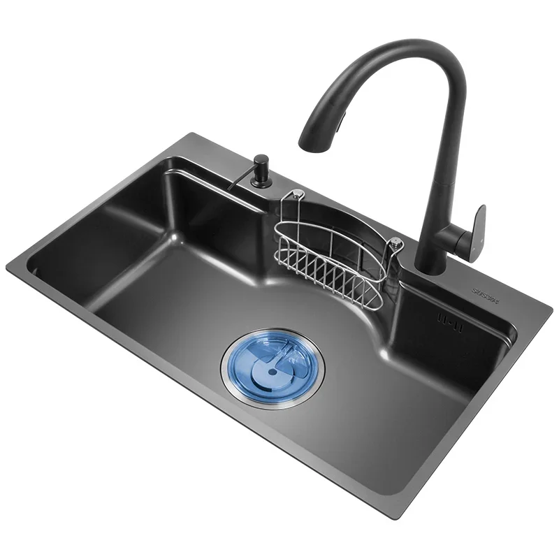 

Nano 304 Stainless Steel Vegetable Sink For Kitchen Sink Household Undercounter Basin Voppo Evier Drainer Faucet Under The Sink