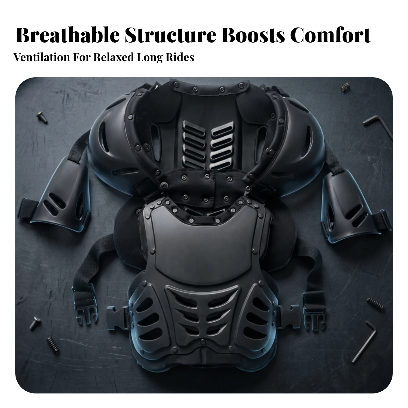 Safety Wear Shock-Resistant Shielding Riding Vest Motorcycle Protective Vest Motorcycle Chest Protector Vented Lightweight
