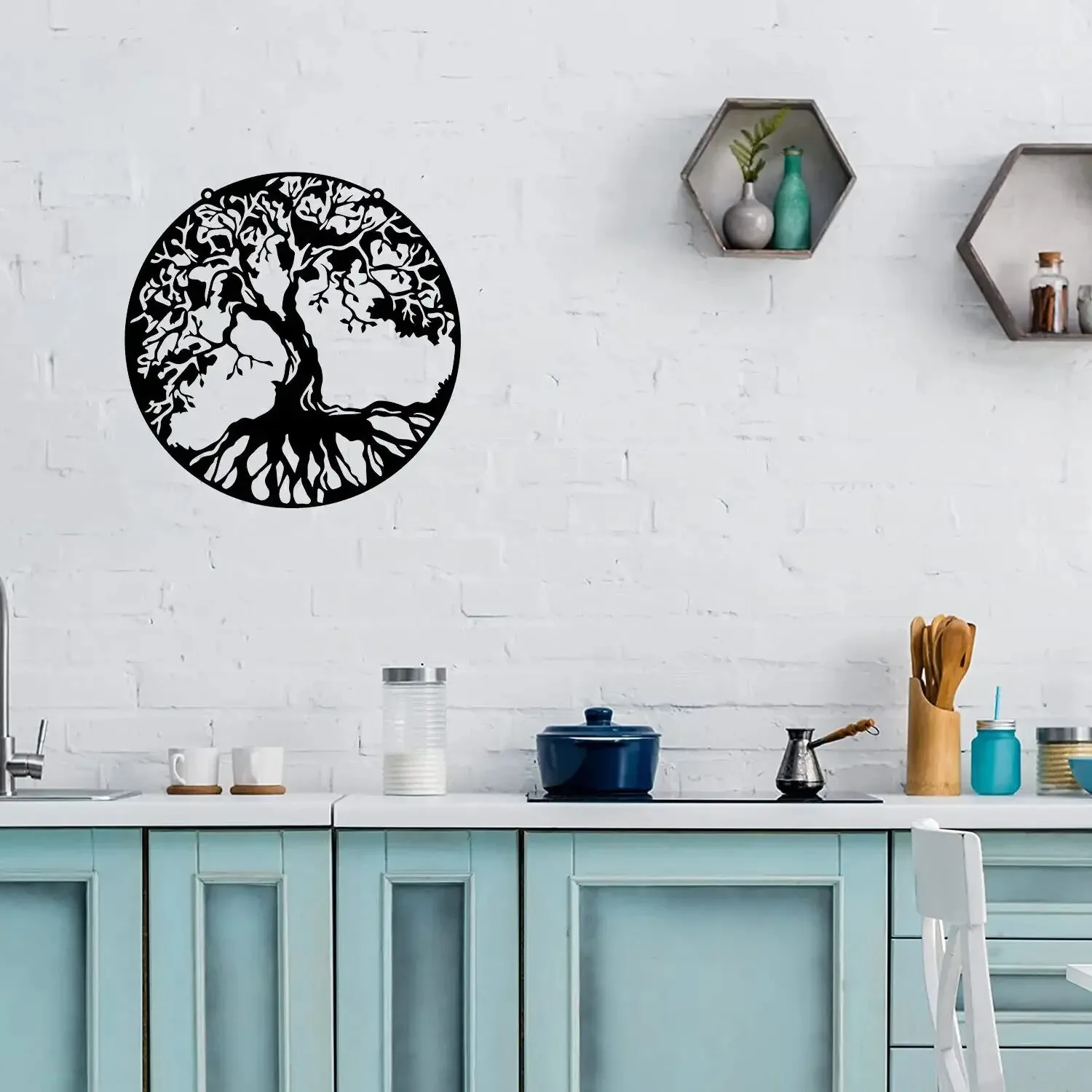 

Металлическая настенная вывеска «Древо жизни», трафарет «Семья любовь», лазерная резка, металлическая декоративная домашняя гостиная, украшение интерьера, металлическое искусство