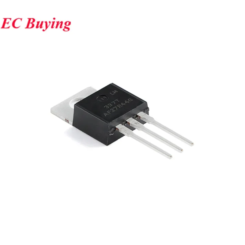 5pcs/1pc LM337TG TO-220 LM337 337T 337TG 337 TO220 Linear Voltage Regulator 1.5A Neg Adj Vol Reg Chip IC Integrated Circuit