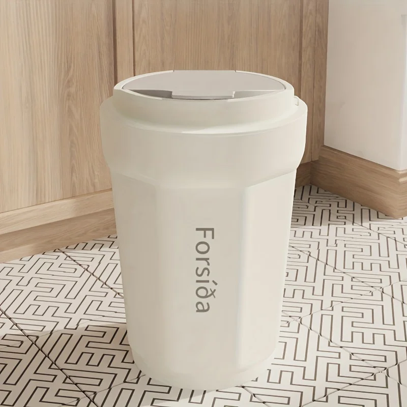 컵형 프레스형 뚜껑 미니 쓰레기통, 사무실 데스크탑 쓰레기통, 미니 쓰레기통