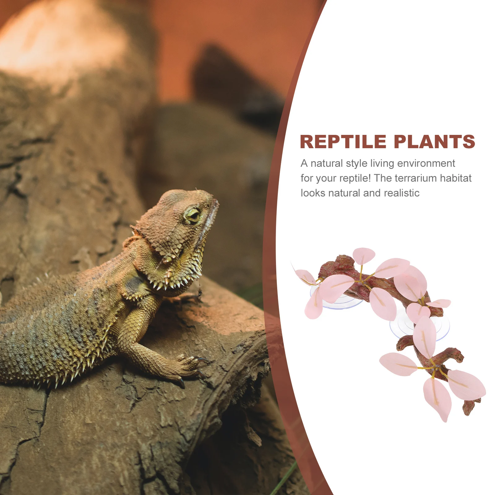 

Reptile Tree Root Ornament Resin Climbing Branch Fish Tank Decoration Suction Cup Terrarium Plants Terrarium Decorations