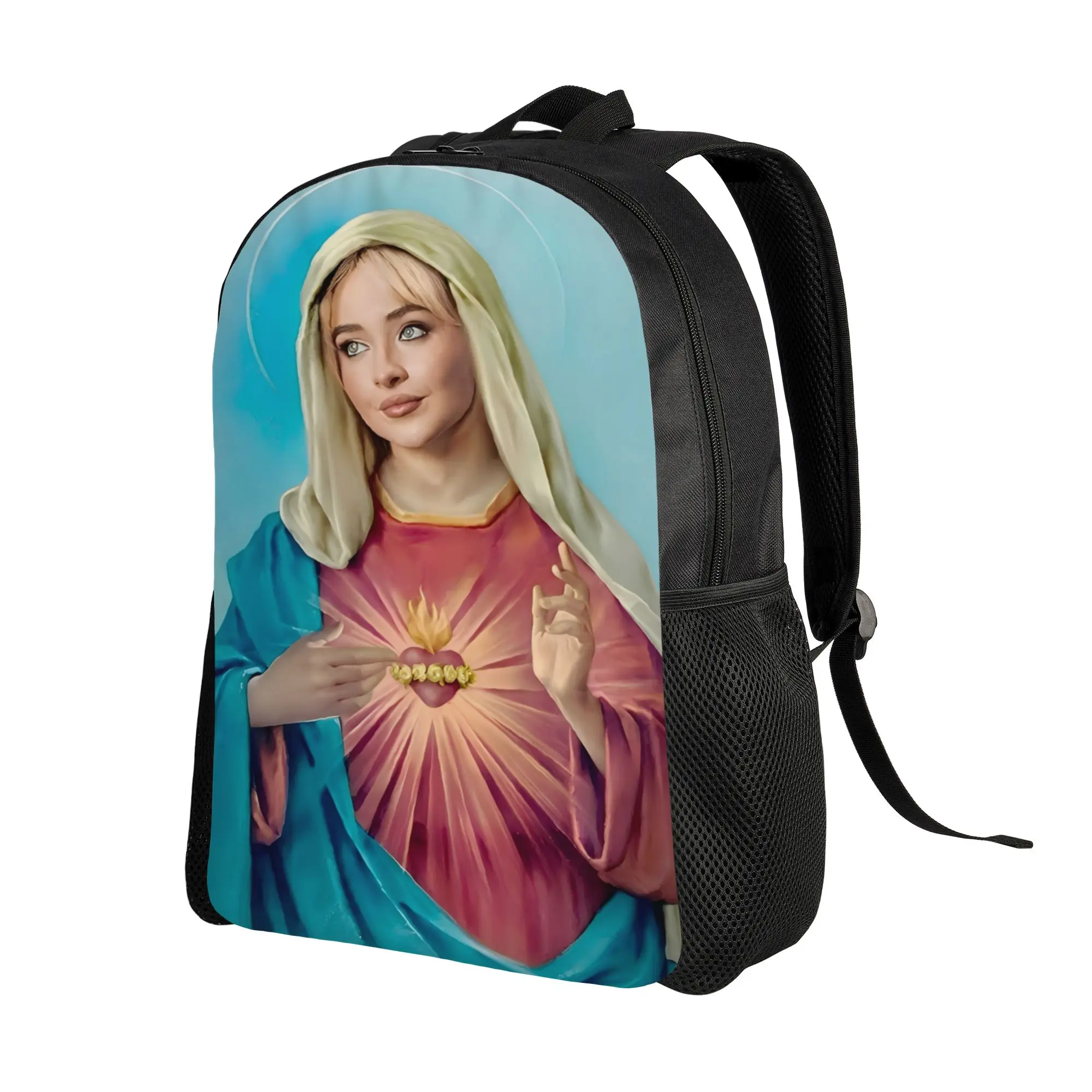Sabrina Carpenter Album Backpack Student Unisex  Pattern Backpacks Polyester Modern High School Bags Outdoor Custom Rucksack