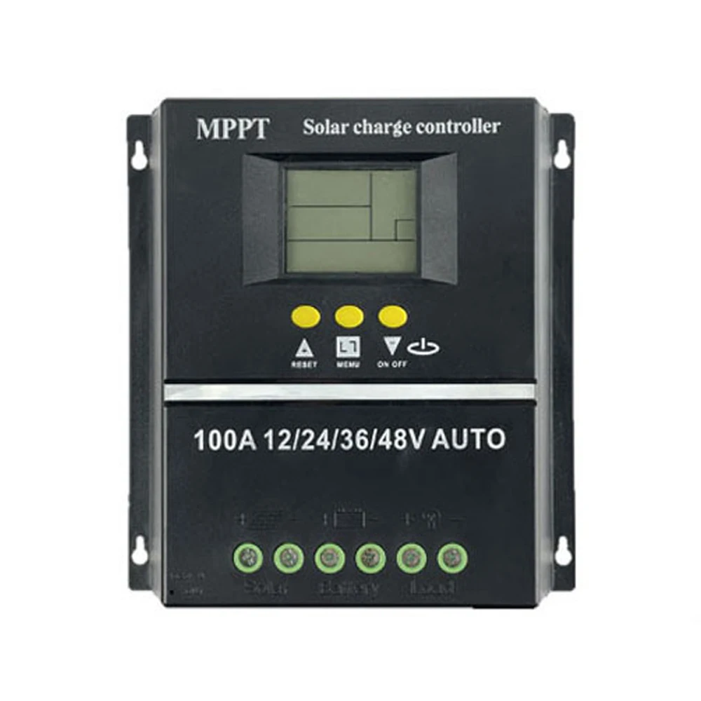 Voltage Automatic Identification Solar Controller LCD Display Off-grid System for Rechargeable Lithium Battery Leadacid Cell