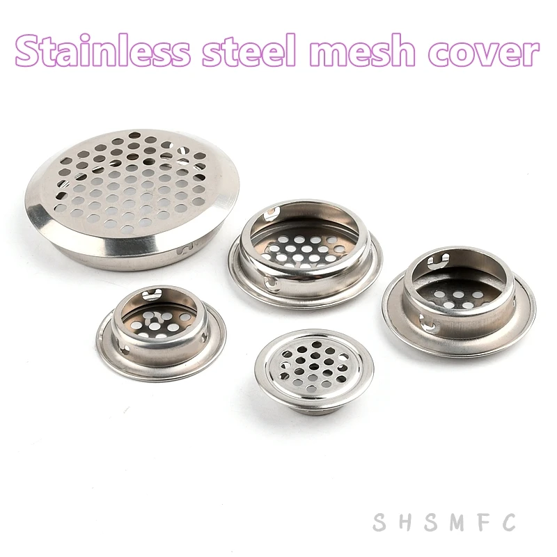 2~100PCS Diameter 29.5,33.8,40,41.6,60mm Stainless Steel Mesh Cover Filter Fish Tank Filter Round Screen Stainless Steel